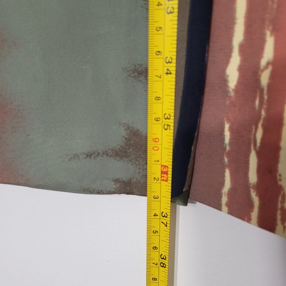 2/100🥑Made in 🇨🇦 Jessica Muted Multicolor 90s/Y2K Wrap Skirt Midi /Maxi Skirt - Picture 7 of 16